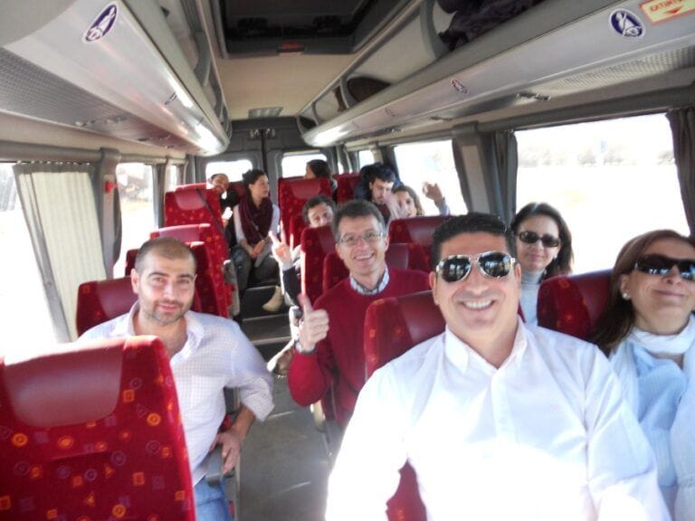 Wine Bus passengers